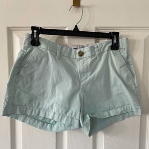 Old Navy aqua chino shorts